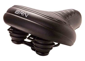 BRN Sella Relax con elastomeri-nero